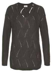 Boysen's BOYSEN'S, Damen Pullover, Anthrazit