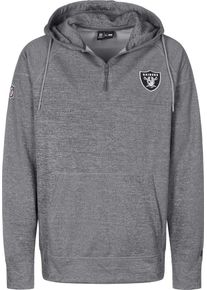 New Era, Herren Kapuzenpullover 'NFL Jersey HZ Oakland Raiders', Graumeliert