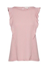 Tom Tailor Denim, Damen Bluse, Rosa / Wei&szlig;