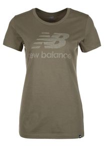 New Balance, Damen 'Heathered' T-Shirt, Khaki
