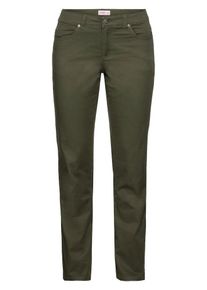 sheego Basic, Damen Basic Stoffhose, Dunkelgr&uuml;n