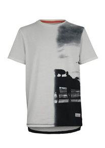 Tom Tailor, T-Shirt, Hellgrau / Schwarz