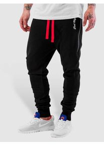 Just Rhyse, Herren Sweathose Big Pockets mit praktischen Taschen, Schwarz