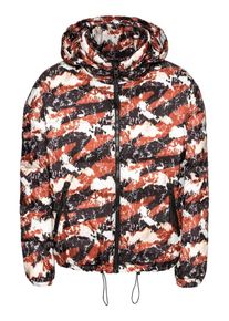 tigha, Herren Steppjacke 'Leander', Anthrazit / Neonrot / Weiß