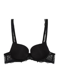 Lingadore, Damen T-shirt Gel BH 'DAILY LACE', Schwarz