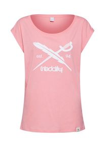Iriedaily, Damen T-Shirt 'The Flag', Pink