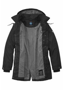 Polarino, Herren Regenjacke, Schwarz
