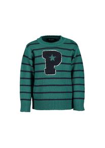Blue Seven, Pullover, Nachtblau / Gr&uuml;n / Schwarz