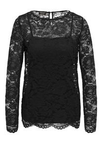 Apart, Damen Spitzenshirt, Schwarz