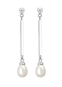 Elli, Damen Ohrringe 'Perlen', Silber / Perlweiß
