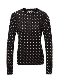 Tom Tailor Denim, Damen Langarmshirt, Schwarz / Weiß