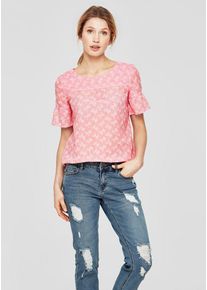 s.Oliver RED LABEL, Damen Bluse, Rot / Wei&szlig;