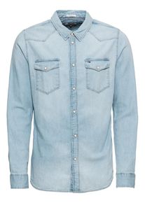 Tommy Jeans, Herren Hemd, Blue Denim