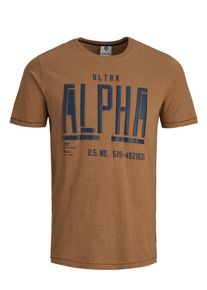 Jack & Jones JACK & JONES, Herren T-Shirt, Hellbraun / Schwarz