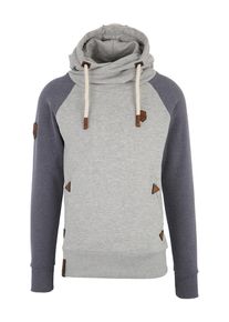 Naketano, Herren Kapuzenpullover, Taubenblau / Hellgrau