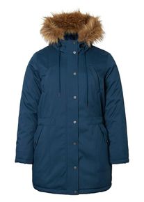JUNAROSE, Damen Parka, Dunkelblau