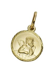Firetti, Damen Anhänger »Schutzengel« ohne Kette, Gold