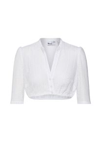 Marjo, Damen Dirndlbluse 'Emma-Linda', Wei&szlig;