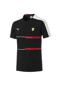 Puma, Herren T-Shirt 'Ferrari T7', Rot / Schwarz / Weiß