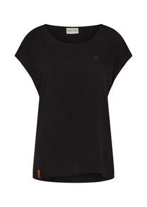Naketano, Damen T-Shirt 'Stanzovic', Schwarz