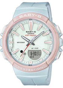 Casio, Damen Baby-G Chronograph 'BGS-100SC-2AER', Hellblau / Pastellpink