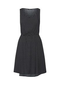 Only, Damen Kleid 'onlNOVA AOP S/L SARAH DRESS 1 W VN', Schwarz / Weiß