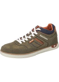 Dockers by Gerli, Herren Sneaker, Braun / Gr&uuml;n / Oliv