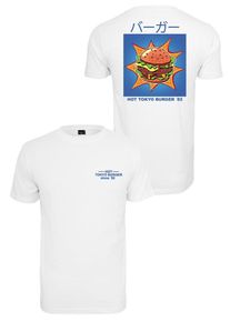 Mister Tee, Herren Tee 'Tokyo Burger', Blau / Mischfarben / Wei&szlig;
