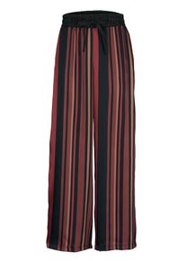 Heine, Damen Hose, Rubinrot / Schwarz