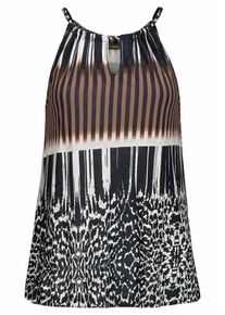 Lascana, Damen Strandtop, Braun / Schwarz / Weiß