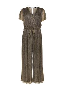 Only, Damen Jumpsuit, Gold / Schwarz