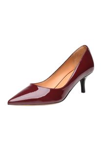 SHOEPASSION, Damen Pumps 'No. 1511', Hellorange / Rot / Schwarz