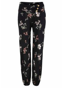 Lascana, Damen Strandhose, Rot / Schwarz / Wei&szlig;