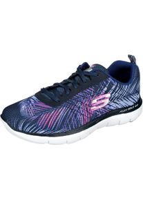 Skechers, Damen Sneaker 'Flex Appeal 2.0 Tropical Breeze', Navy / Pink