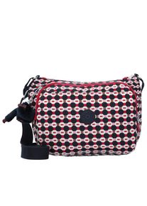 Kipling, Damen Umhängetasche 'Basic Cai', Rot / Schwarz / Weiß