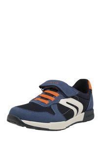 Geox, Sneaker 'Jr Alfier', Navy / Orange / Wei&szlig;