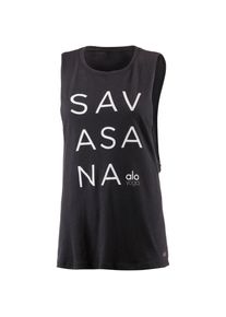 Alo Yoga, Damen Tanktop 'Tidal', Schwarz / Weiß