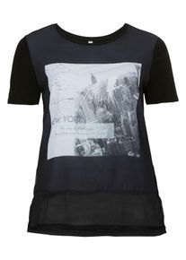 SheeGOTit, Damen Blusenshirt, Marine / Schwarz / Wei&szlig;