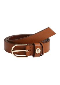 Tommy Hilfiger, Damen Gürtel 'CLASSIC BELT 2.5', Cognac / Gold