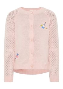 name it, M&auml;dchen Strickjacke, Blau / Limone / Rosa / Pastellpink