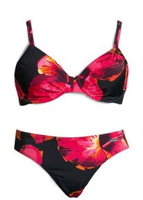 Lascana, Damen Bügel-Bikini, Rot / Schwarz