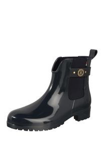 Tommy Hilfiger, Damen Gummistiefel im Chelsea-Look, Dunkelblau