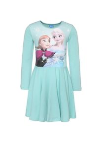 Die Eiskönigin Disney Die Eiskönigin, Mädchen Jerseykleid, Türkis / Hellblau / Braun / Pink / Schwarz / Weiß
