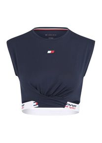 Tommy Sport, Damen Sporttop, Navy / Rot / Weiß