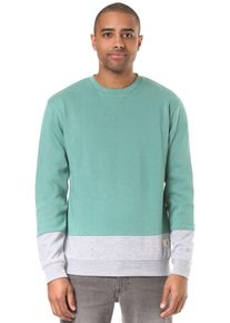 DC Shoes, Herren Sweatshirt 'Rebel Lo Block', Türkis / Hellgrau
