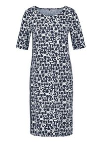 Gerry Weber, Damen Kleid, Dunkelblau / Weiß