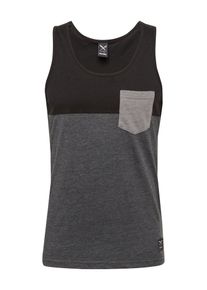 Iriedaily, Herren Trägershirt, Dunkelgrau / Schwarz