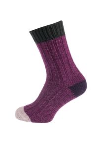 s.Oliver RED LABEL, Damen Socken, Beere / Schwarz