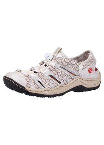 Rieker, Damen Wanderschuhe, Hellgrau / Rosa / Weiß
