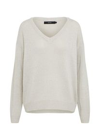 Véro Moda VERO MODA, Damen Pullover 'VMLOLLY LUREX BOO', Silber